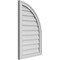 Ekena Millwork Quarter Round Top Right Surface Mount PVC Gable Vent w/ 2"W x 1-1/2"P Brickmould Frame, 20"W x 32"H GVPQR20X3202SN - alternate 5